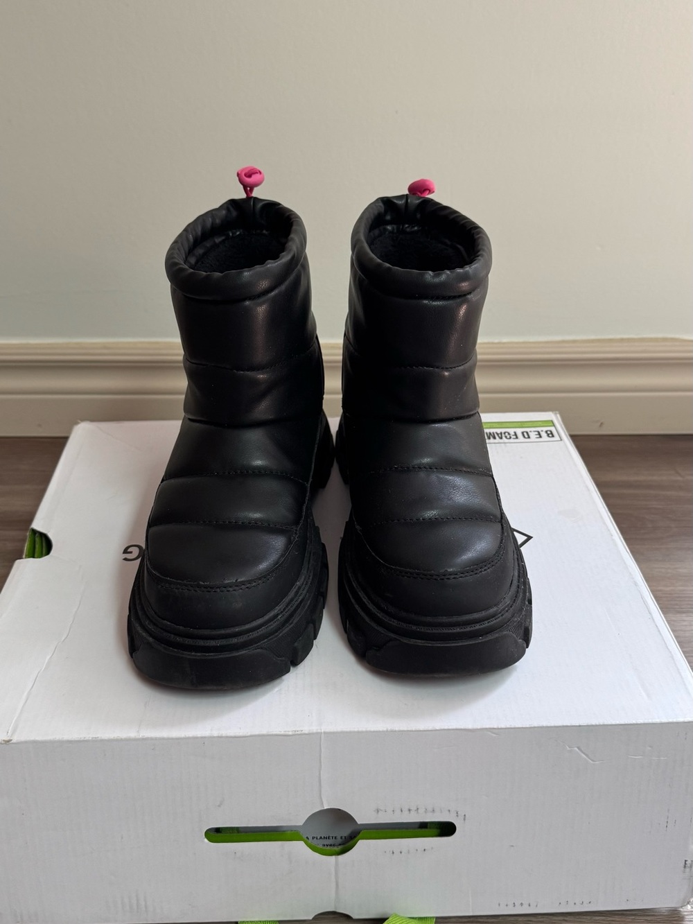 Call It Spring Black Winter Boots -30 degree warmth rating